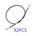 ２PCS New Main Gear Shift Cable/Rod Wire Fits Kubota Part # 3C081-29770-Replacement Aftermarket Parts