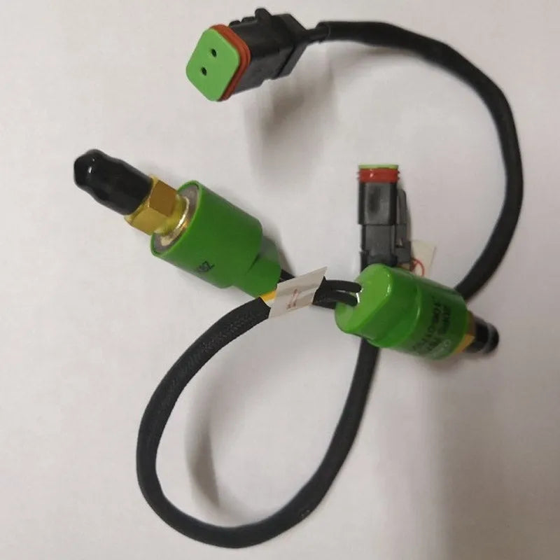 2PCS Pressure Switch with Small Square Plug 106-0179X03 for Caterpillar CAT 330B 330C E330B E330C Excavator-Replacement Aftermarket Parts