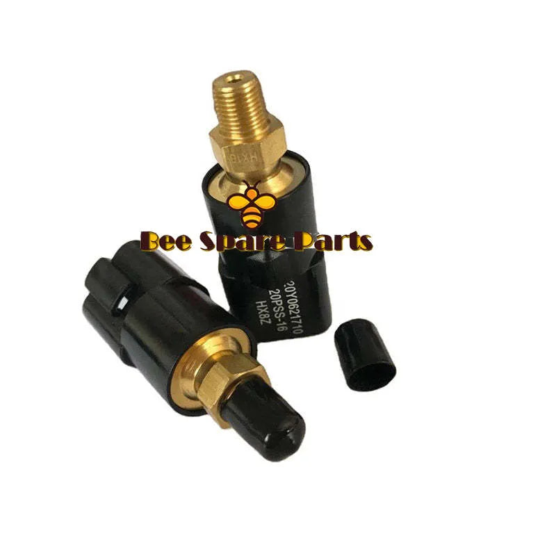 2PCS ressure Switch Sensor Oil Pressure Switch Sensor Excavator Accessories 20Y-06-21710 for Komatsu Excavator 6D95 PC200-6-BeeSpareParts