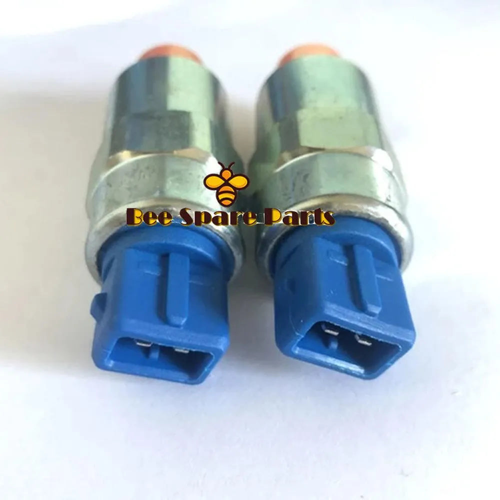 2pcs Solenoid Valve 12V 176-6219 1766219 for Caterpillar Excavator CAT AP-300D 414E 416D 908 315 317 TH350B CB-534D-Replacement Aftermarket Parts