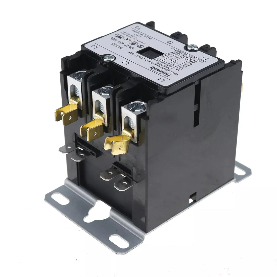 3 Pole 40 Amp 120V Coil Definite Purpose Contactor New SA-3P-40A-120V-BeeSpareParts