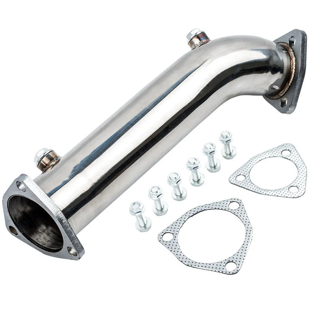 3" Exhaust Downpipe Converter Pipe for VW Passet 3B 3BG 1.8 for Audi A4 B5/B6 3' inch Stainless Steel Decat Downpipes-BeeSpareParts