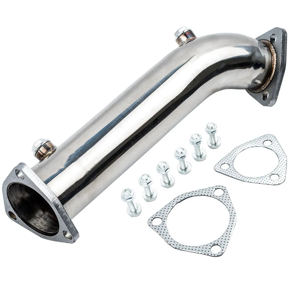 3" Exhaust Downpipe Converter Pipe for VW Passet 3B 3BG 1.8 for Audi A4 B5/B6 3' inch Stainless Steel Decat Downpipes-BeeSpareParts