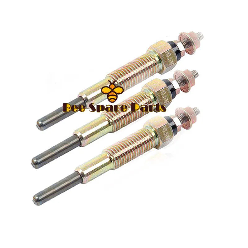 3 PCS Glow Plug SBA185366060 for New Holland Tractor 1215 1220 1320 1510 1900-BeeSpareParts