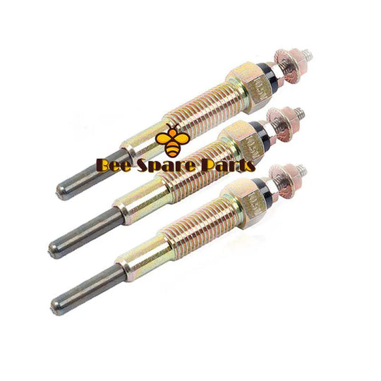 3 PCS Glow Plug SBA185366060 for New Holland Tractor 1215 1220 1320 1510 1900-BeeSpareParts