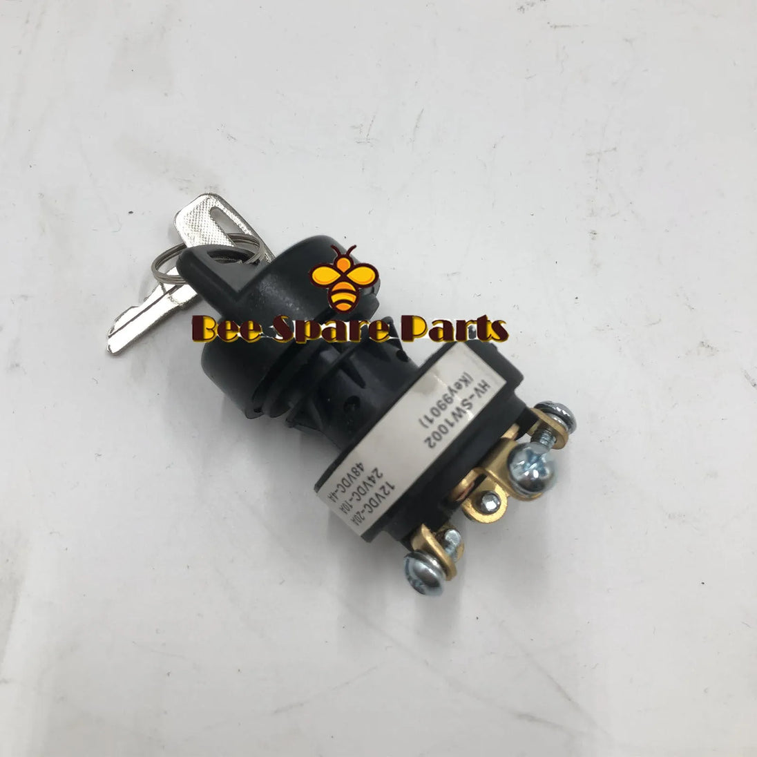 3-Position Ignition Switch with Keys 96008-SGT 96008S for Genie S TZ QS Series-BeeSpareParts