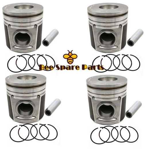 3054C 3054C-DIT Piston 225-5437 Ring Set For Perkins Engine Fit Caterpillar 416E Backhoe Loader-BeeSpareParts