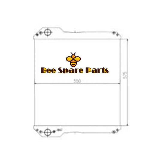 30/925452 Water Tank Radiator Assy for JCB 3185 3155 New-BeeSpareParts