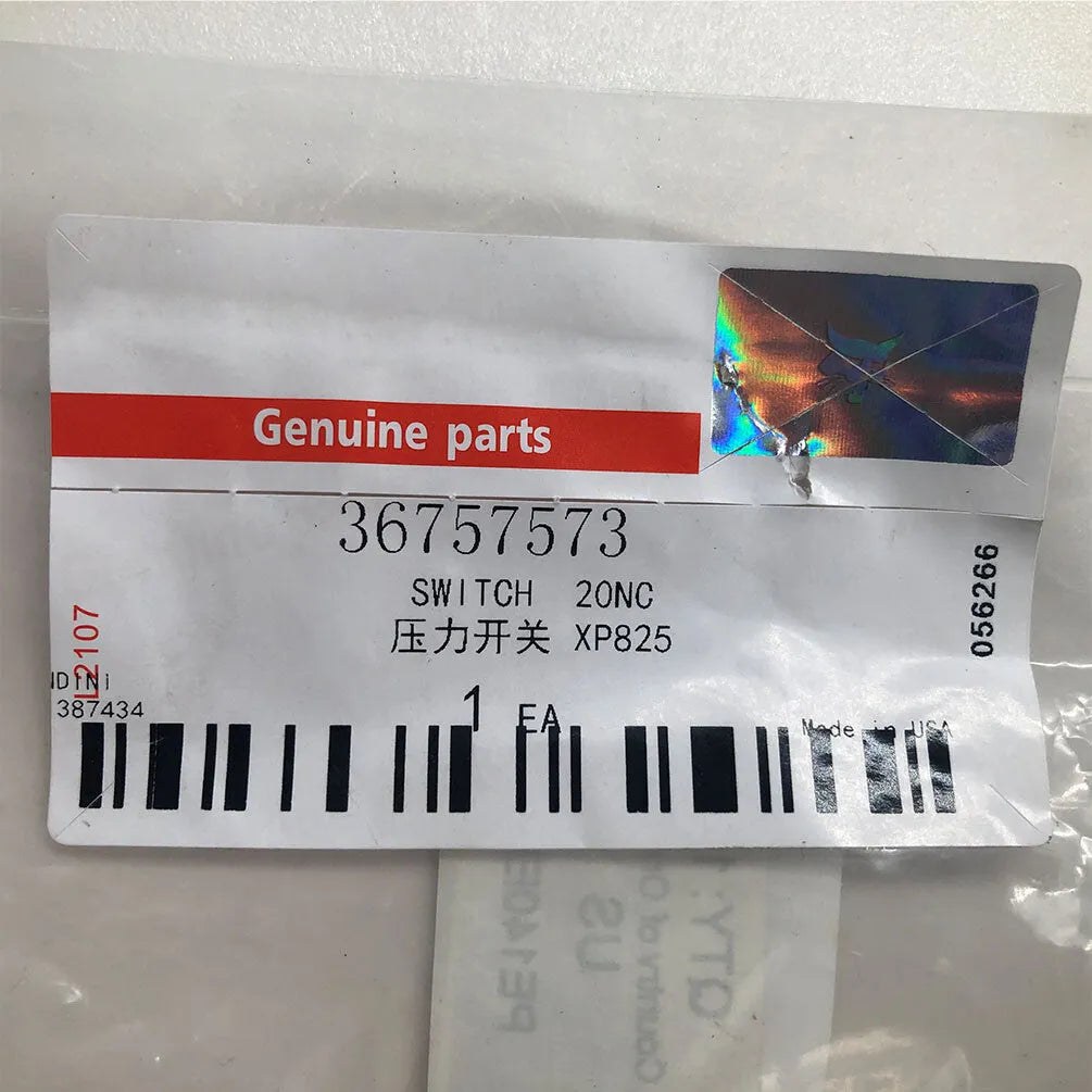 36757573 Pressure Switch for IngersoII Rand Doosan Portable Compressor-BeeSpareParts