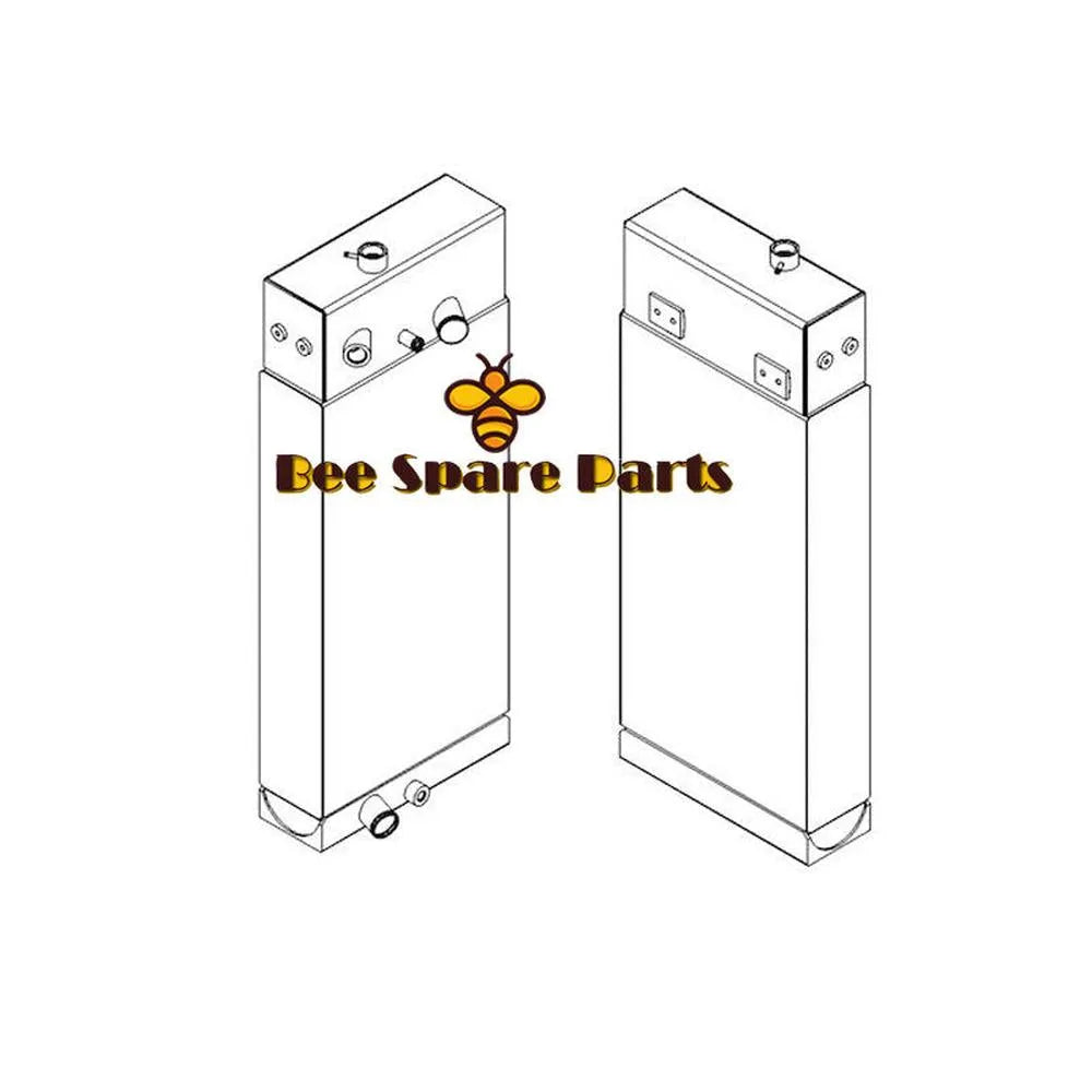 3885240 Fits Caterpillar D6N Water Radiator-Replacement Aftermarket Parts