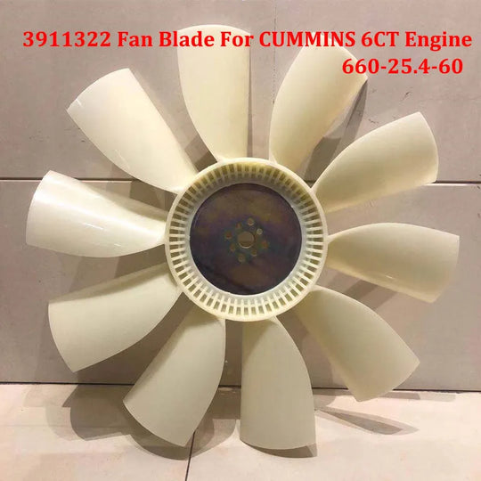 3911322 Fan Blade For CUMMINS 6CT Engine 10 Blades-商业/工业-BeeSpareParts