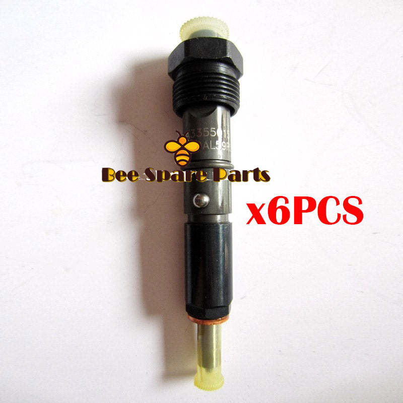 6PCS Fuel Injector 3355015 3802982 for Cummins 6BT Diesel Engine Parts