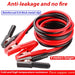 3M/4M 500A Car Battery Jump Cable Booster Cable Line Emergency Jump Starter Leads Van SUV Double-ended With Clamps Clips-BeeSpareParts