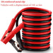 3M/4M 500A Car Battery Jump Cable Booster Cable Line Emergency Jump Starter Leads Van SUV Double-ended With Clamps Clips-BeeSpareParts