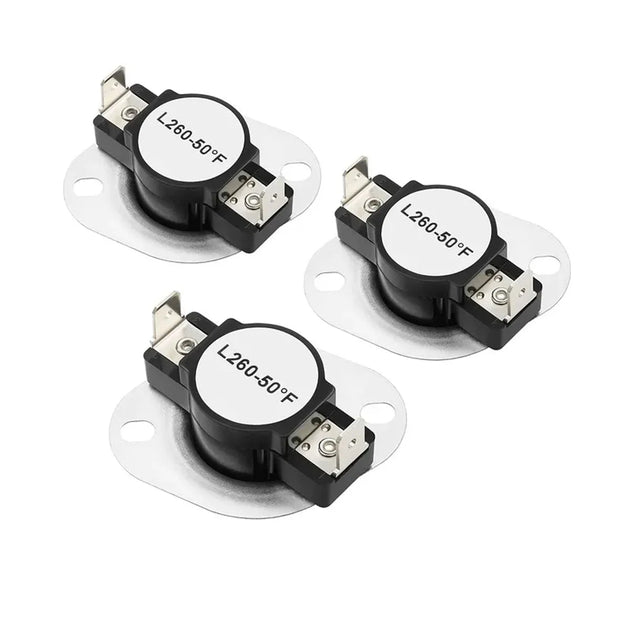 3PACK Thermal Fuse Thermostat DC47-00018A 35001092 L260-50F for Samsung Dryer-BeeSpareParts