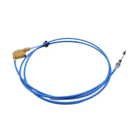 New Throttle Cable 6M 236" w/Control Handle for Case Hitachi Komatsu John Deere-BeeSpareParts