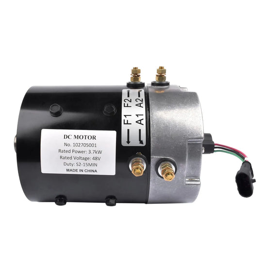48V 3.7KW DC Motor 102705001 For 2001+ Club Car Precedent Golf Cart-BeeSpareParts