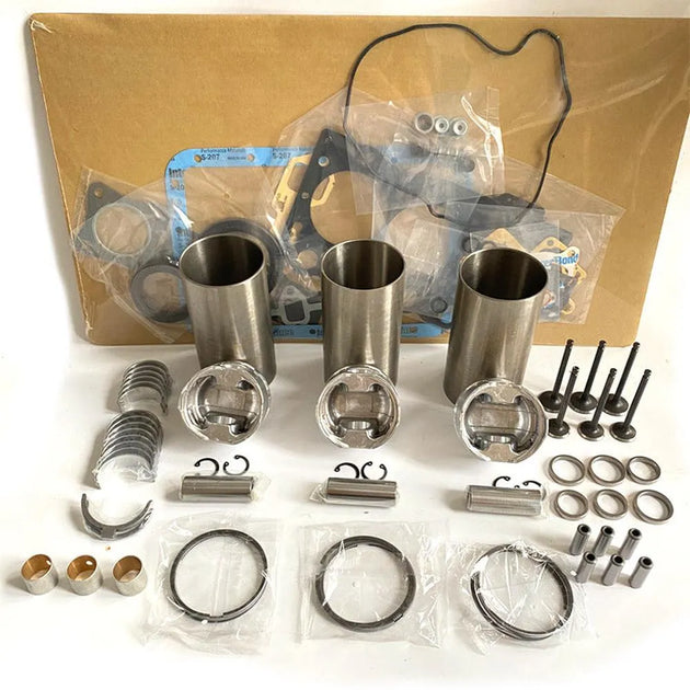 3D84-1 Cylinder Piston 129367-22090 Ring Valve Gasket Kit Bearing Bush For Yanmar Engine Overhaul Parts Kit-BeeSpareParts