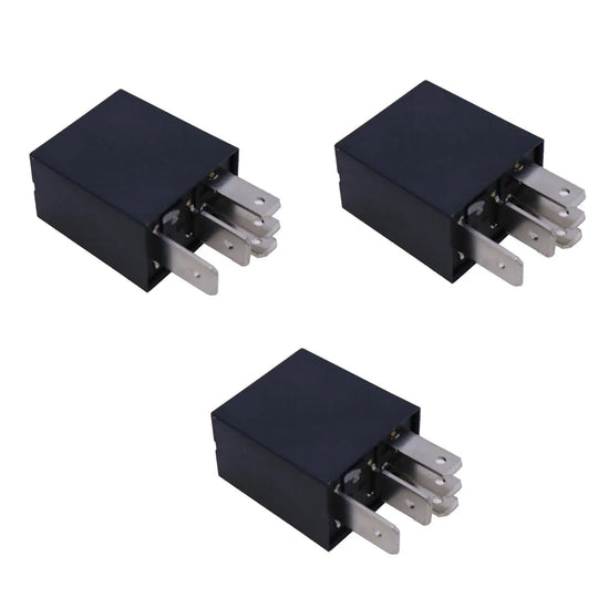 3pcs 12V Relay 87414866 for New Holland Tractors T2210 T2220 T2310 T2320 T2330 T2410-BeeSpareParts