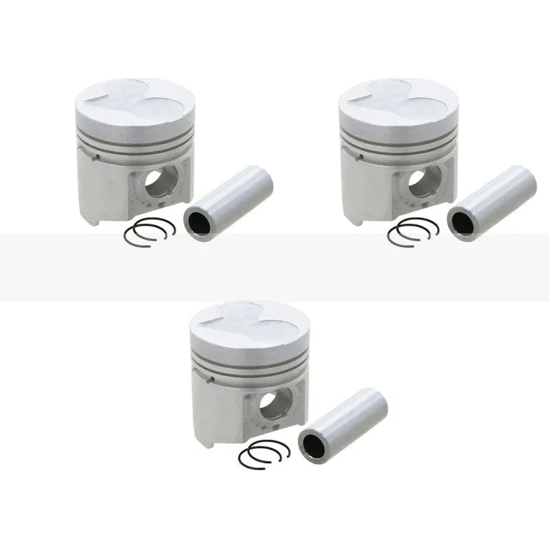 3pcs 16427-21772 Piston STD For Kubota D1403 V1903 80MM-Replacement Aftermarket Parts