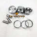 3PCS D722 67mm Small Diesel Engine Piston 16851-21114 For Kubota Tractors-Replacement Aftermarket Parts