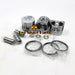 3PCS D722 67mm Small Diesel Engine Piston 16851-21114 For Kubota Tractors-Replacement Aftermarket Parts
