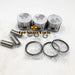 3PCS D722 67mm Small Diesel Engine Piston 16851-21114 For Kubota Tractors-Replacement Aftermarket Parts