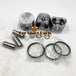 3PCS D722 67mm Small Diesel Engine Piston 16851-21114 For Kubota Tractors-Replacement Aftermarket Parts