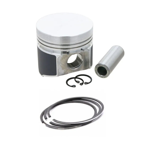 3PCS For Yanmar engine parts 3T72 3T72HL piston + piston ring STD 121450-22020-BeeSpareParts