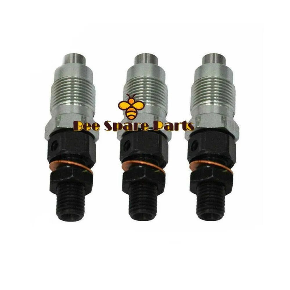 3PCS Fuel Injector 16001-53002 16871-53000 16001-53000 H1600-53000 16001-53904 for Kubota D722 Engine Kubota BX1860 BX1870-Replacement Aftermarket Parts