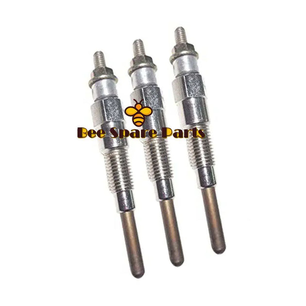 3PCS Glow Plug 16851-65512 16851-65510 for Kubota Tractor B21 B1700D B1700E B2100D B2100E B2400D Engine D905-Replacement Aftermarket Parts