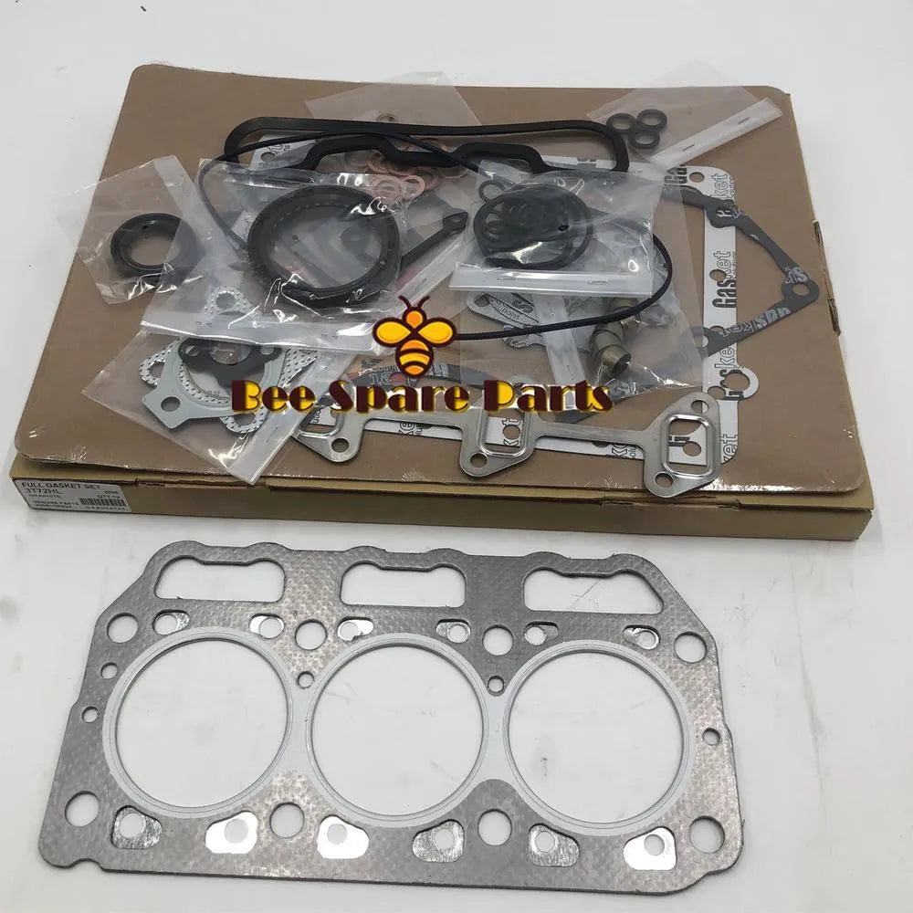 3T72HA Full Overhaul Gasket Kit With Cylinder Head Gasket 121550-01331 For Yanmar Engine Parts 3T72HA-A-BeeSpareParts