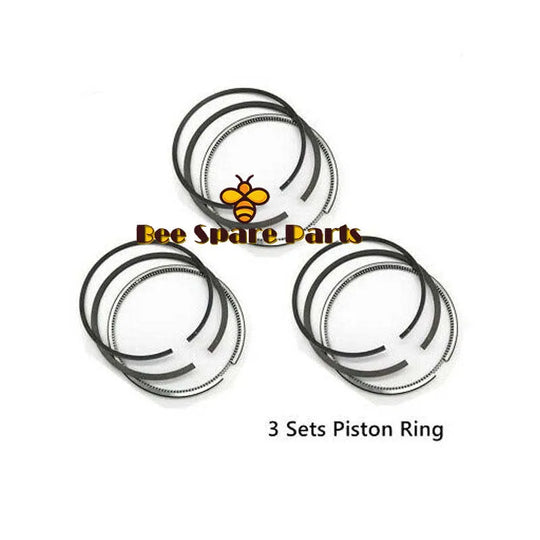 3TNA72 3TNE72 3D72E Piston Ring Set for Yanmar Engine John Deere 455 430 Tractor-BeeSpareParts