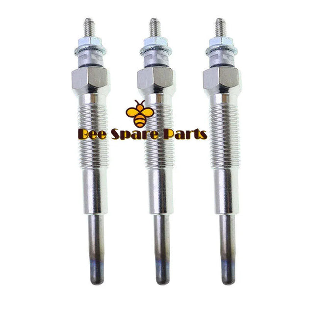 3X Glow Plug for Shibaura N843 N844 Engine SD4003 SD4043 SD4603T SD4643T Tractor-BeeSpareParts
