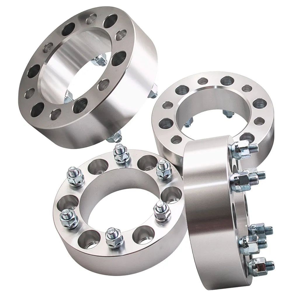 (4) 2 inch 6 Lug 6x5.5 Wheel Spacers Adapter for Suburban K1500 C2500 Express For Chevrolet For Toyota Tacoma Tundra-BeeSpareParts