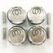 4 PCS 036107065AT Engine Piston for VW Golf 4 Polo Skoda Octavia Fabia 1.4 16V AFH AFK AQQ AUA AXP BBY BBZ BCA BLM 77MM +0.5mm-BeeSpareParts