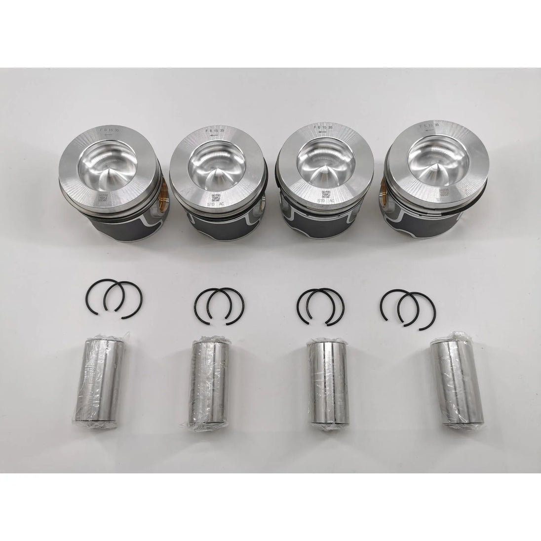 4 PCS LR073828 LR073830 LR074089 Engine Piston for Land Rover Range Rover Discovery Jaguar XE XF 2.0TDI Diesel 204DTD AJ200D STD-BeeSpareParts