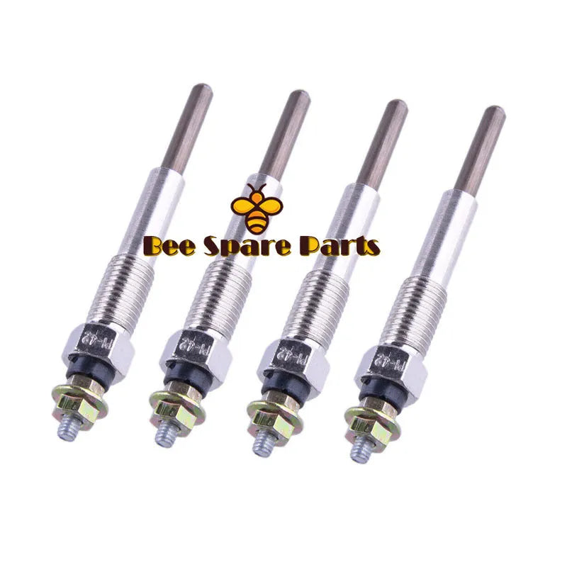4 Glow Plug 9-82511978-0 for Isuzu C240 C190 C201 C221 4BA1 D500 4FA1 Diesel 12V-Replacement Aftermarket Parts