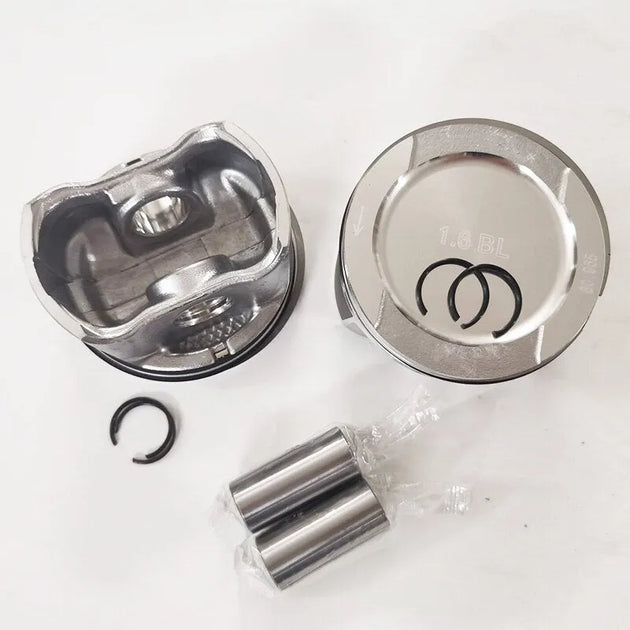 4 PCS 06A107065N 06A107103BH 06A107103BJ Engine Piston for Audi A3 A4 VW Golf 4 5 1.6 ALZ AVU BFQ BSF BFS BSE BGU-BeeSpareParts