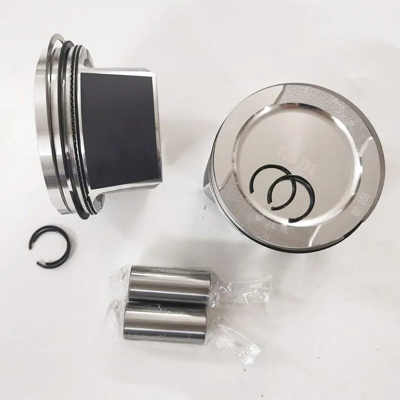 4 PCS 06A107065N 06A107103BH 06A107103BJ Engine Piston for Audi A3 A4 VW Golf 4 5 1.6 ALZ AVU BFQ BSF BFS BSE BGU-BeeSpareParts