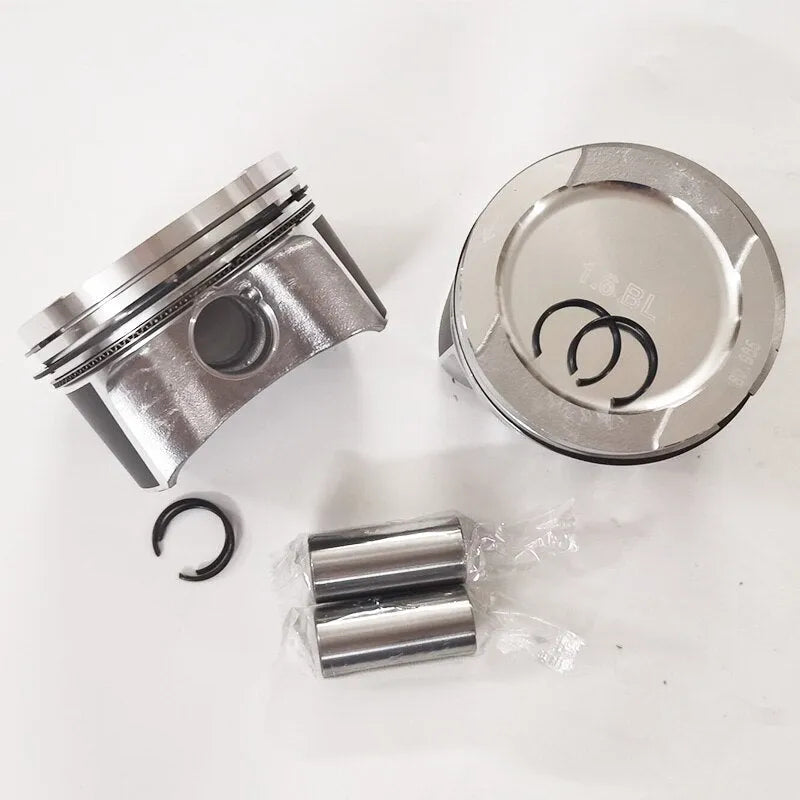 4 PCS 06A107065N 06A107103BH 06A107103BJ Engine Piston for Audi A3 A4 VW Golf 4 5 1.6 ALZ AVU BFQ BSF BFS BSE BGU-BeeSpareParts