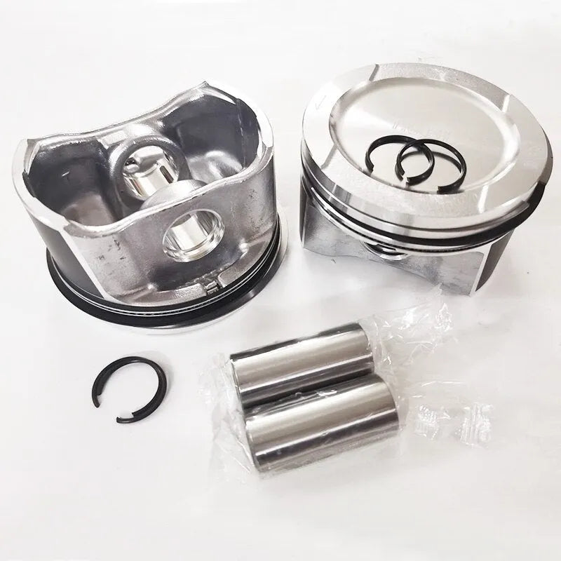 4 PCS 06A107065N 06A107103BH 06A107103BJ Engine Piston for Audi A3 A4 VW Golf 4 5 1.6 ALZ AVU BFQ BSF BFS BSE BGU-BeeSpareParts