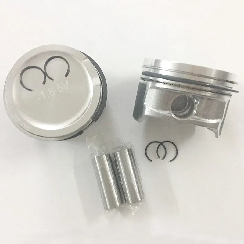 4 PCS 06B107065N 06B198151B Engine Piston for Audi A4 B6 A6 C5 VW Golf 4 1.8T AMB ARX ARY AUM AUQ AVJ AWM AWP AWT AWU 81MM STD-BeeSpareParts