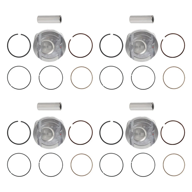 4 PCS 23041-2B600 23041-2B610 23041-2B620 23410-2B600 23041-2B600 Piston Kit for Hyundai Kia Carens Ceed 1.6 GDI T-GDi G4FD G4FJ-Replacement Aftermarket Parts