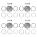 4 PCS 23041-2B600 23041-2B610 23041-2B620 23410-2B600 23041-2B600 Piston Kit for Hyundai Kia Carens Ceed 1.6 GDI T-GDi G4FD G4FJ-Replacement Aftermarket Parts