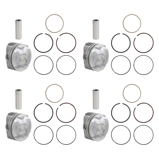 4 PCS 23041-2B600 23041-2B610 23041-2B620 23410-2B600 23041-2B600 Piston Kit for Hyundai Kia Carens Ceed 1.6 GDI T-GDi G4FD G4FJ-Replacement Aftermarket Parts