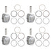 4 PCS 23041-2B600 23041-2B610 23041-2B620 23410-2B600 23041-2B600 Piston Kit for Hyundai Kia Carens Ceed 1.6 GDI T-GDi G4FD G4FJ-Replacement Aftermarket Parts