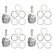 4 PCS 23041-2B600 23041-2B610 23041-2B620 23410-2B600 23041-2B600 Piston Kit for Hyundai Kia Carens Ceed 1.6 GDI T-GDi G4FD G4FJ-Replacement Aftermarket Parts