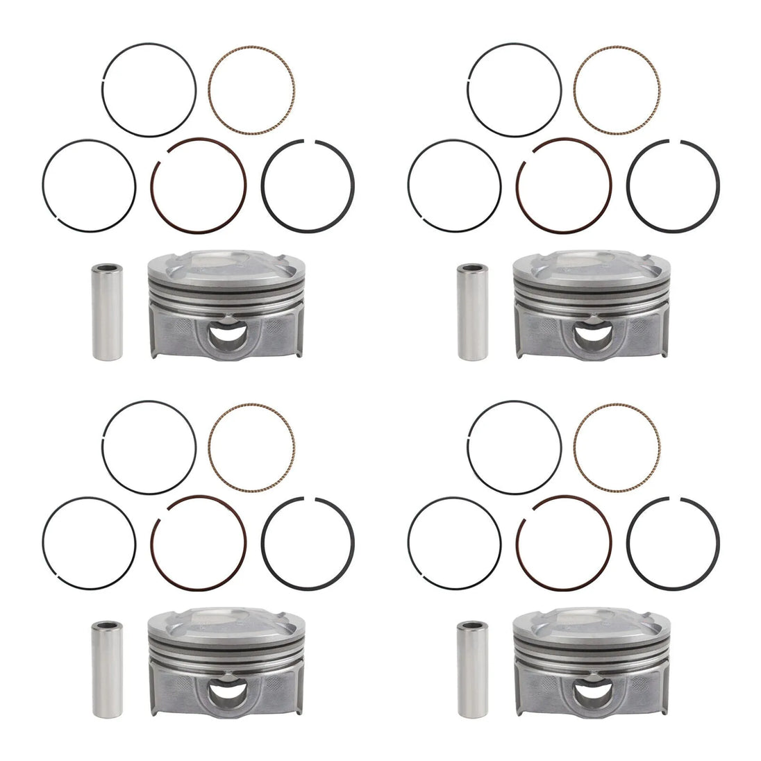 4 PCS 23041-2B600 23041-2B610 23041-2B620 23410-2B600 23041-2B600 Piston Kit for Hyundai Kia Carens Ceed 1.6 GDI T-GDi G4FD G4FJ-Replacement Aftermarket Parts