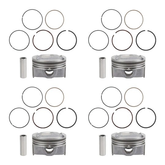 4 PCS 23041-2B600 23041-2B610 23041-2B620 23410-2B600 23041-2B600 Piston Kit for Hyundai Kia Carens Ceed 1.6 GDI T-GDi G4FD G4FJ-Replacement Aftermarket Parts